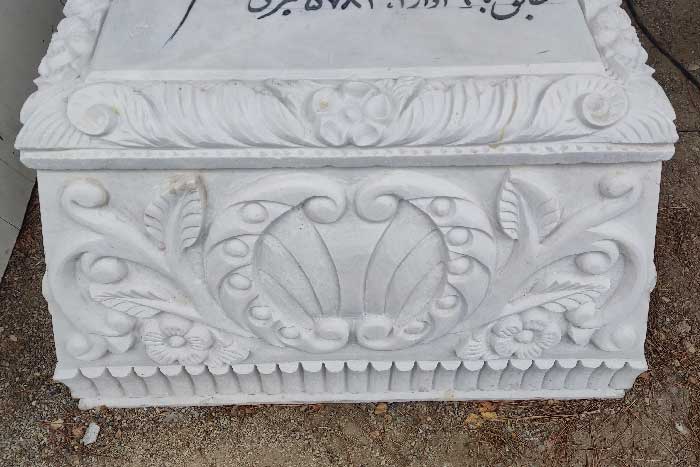 سنگ مزار ارمنی-سفید ازنا یزد-کد 431